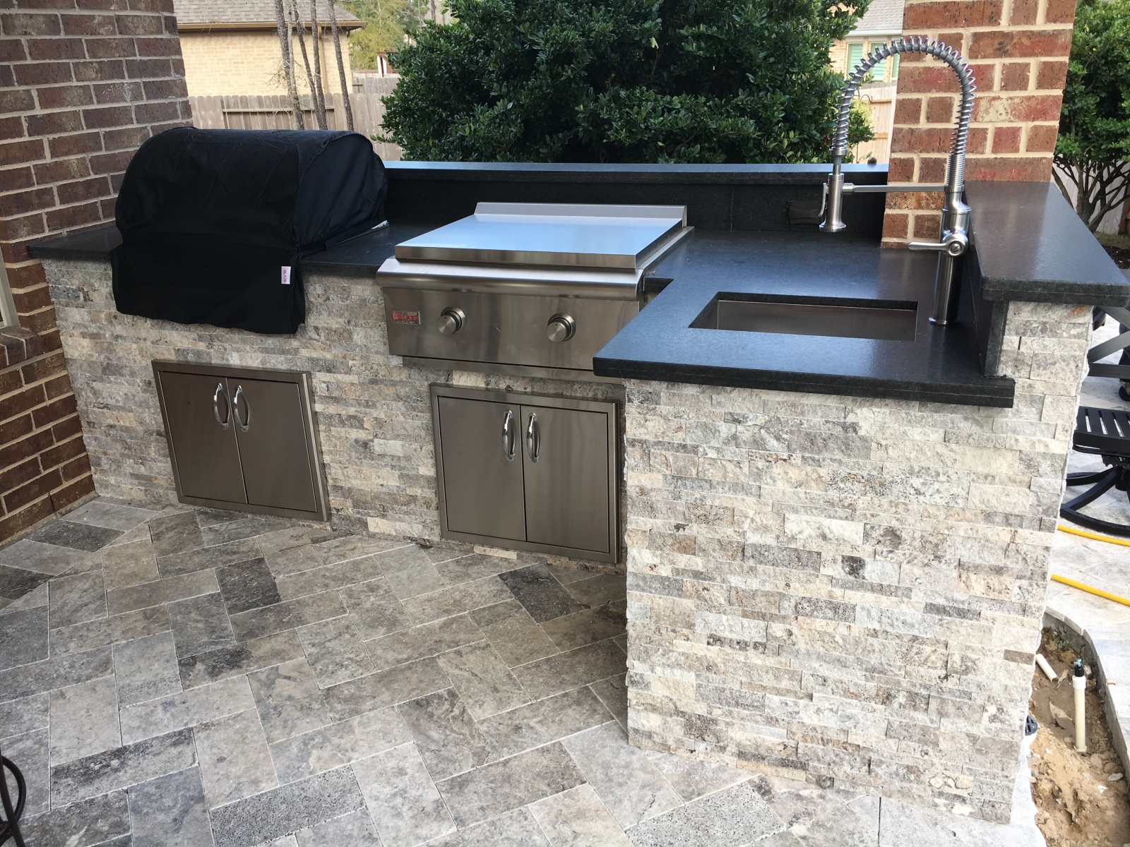 Compact Outdoor Kitchen