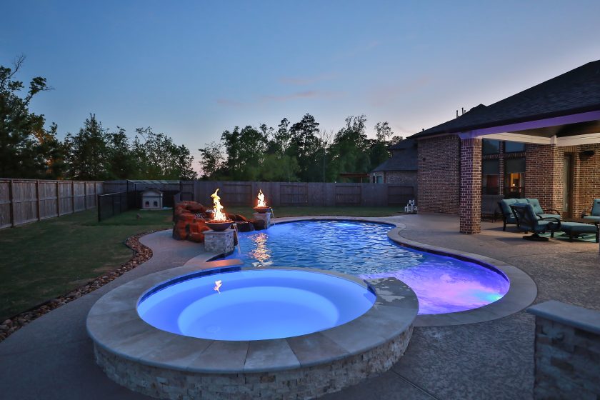 new pool, houston, chattanooga, pool construction, pool design, freeform pool, pool and spa